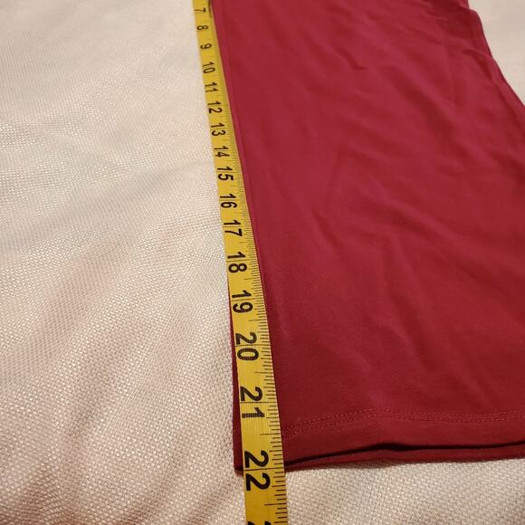 Size Medium POKKORI Maternity Lounge Pants Magenta Cropped - Picture 5 of 6